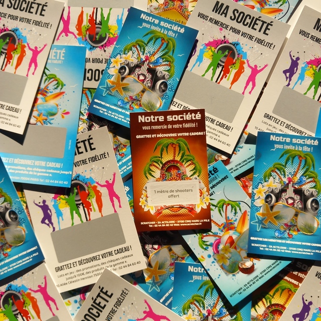 Tickets à gratter pour les fêtes