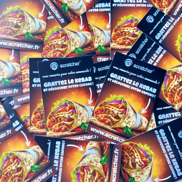 Ticket à gratter Kebab