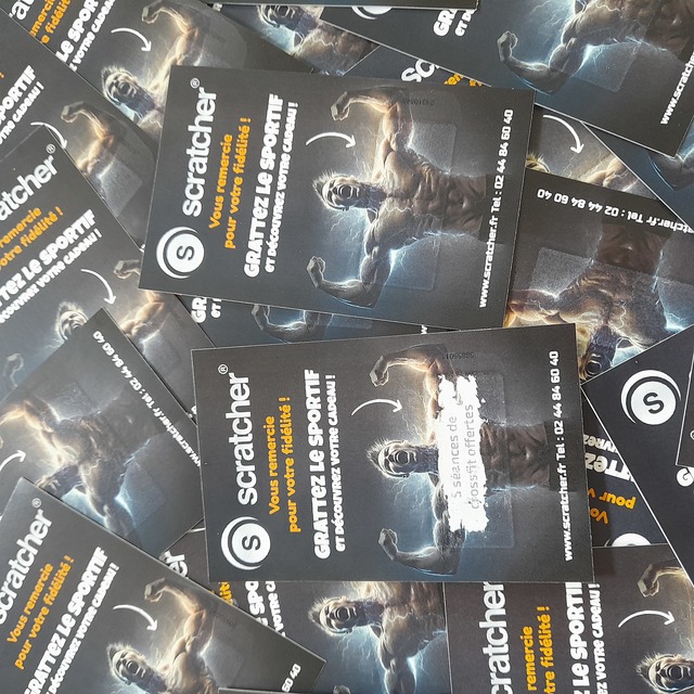 Ticket à gratter musculation